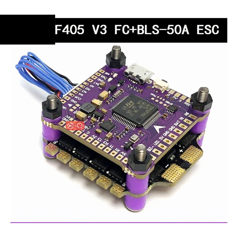 F405 V3 3-6S 30X30 Fcandesc FPV Stack BMP280 Flight Controller BLHELIS 50A 4In1 ESC For Freestyle Drone Model Easy To Use