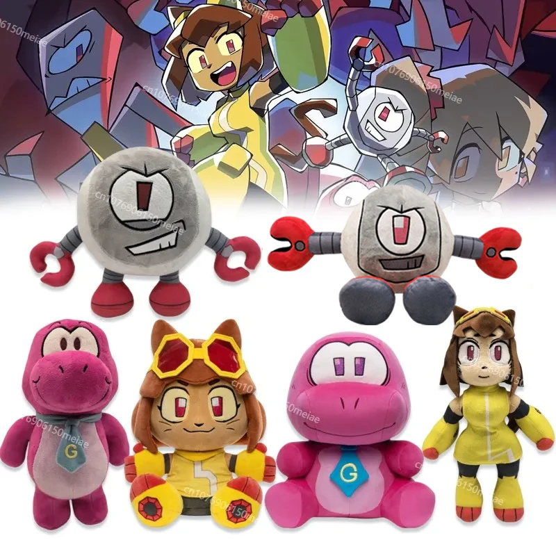 

2026 New Anime Kit Gobbles Kaboodle Plush Toy Cartoon Gameoversed Stuffed Soft Toy Cute Dinosaur Robot Plushie Doll Gift