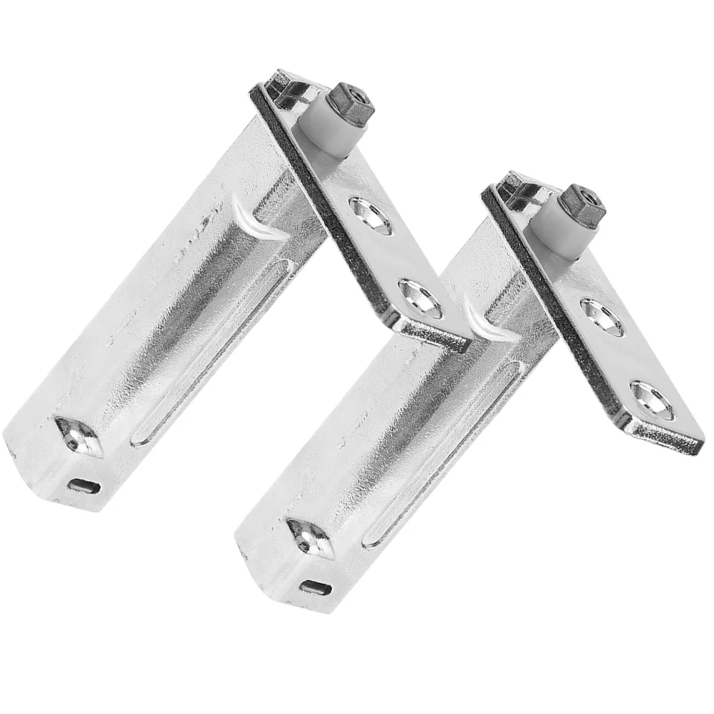 

2 Pcs Refrigerator Door Hinge Freezer Automatic Closer 2pcs (pull Back H1 (with Positioning)) Hinges Replacement Metal Template