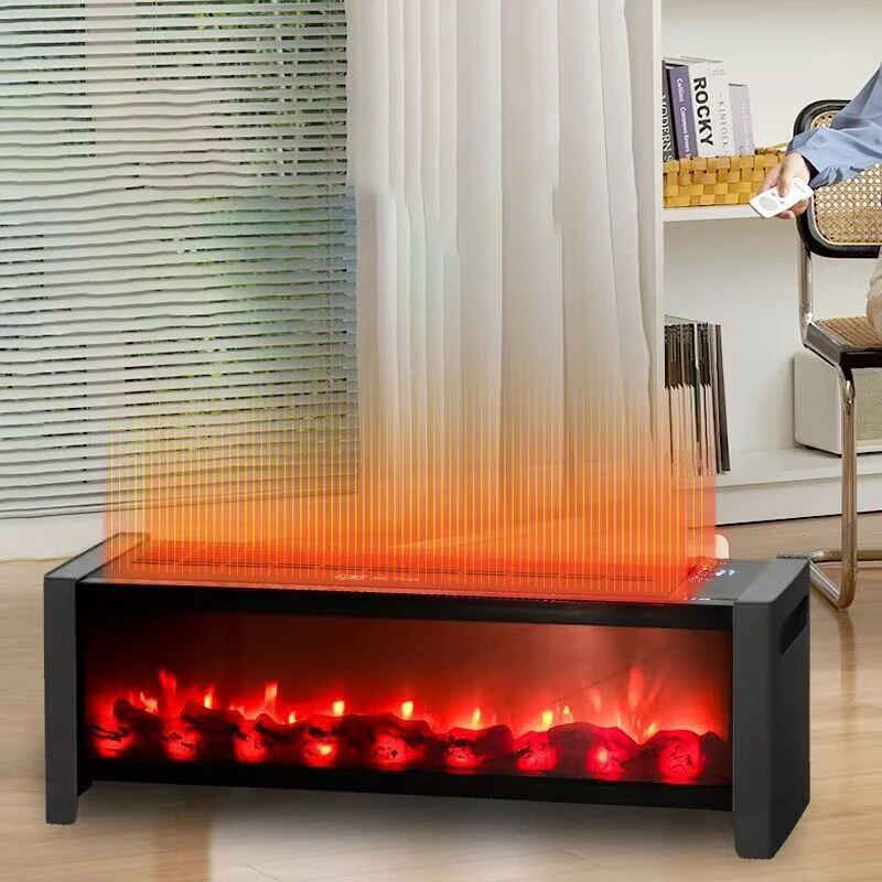 

Modern Living Room Fireplaces Heater Home Baseboard Quick-heat Heater Oven Stove Bathroom 3D Decorative Fake Fireplace Heater N