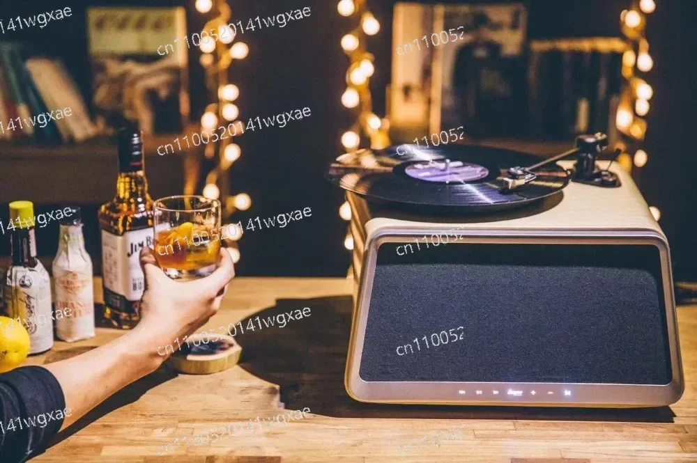 Superior Vinyl Record Player 80W HiFi Full Range Speakers 5-in-1 Stereo Audio Turntable for Vinyl Records