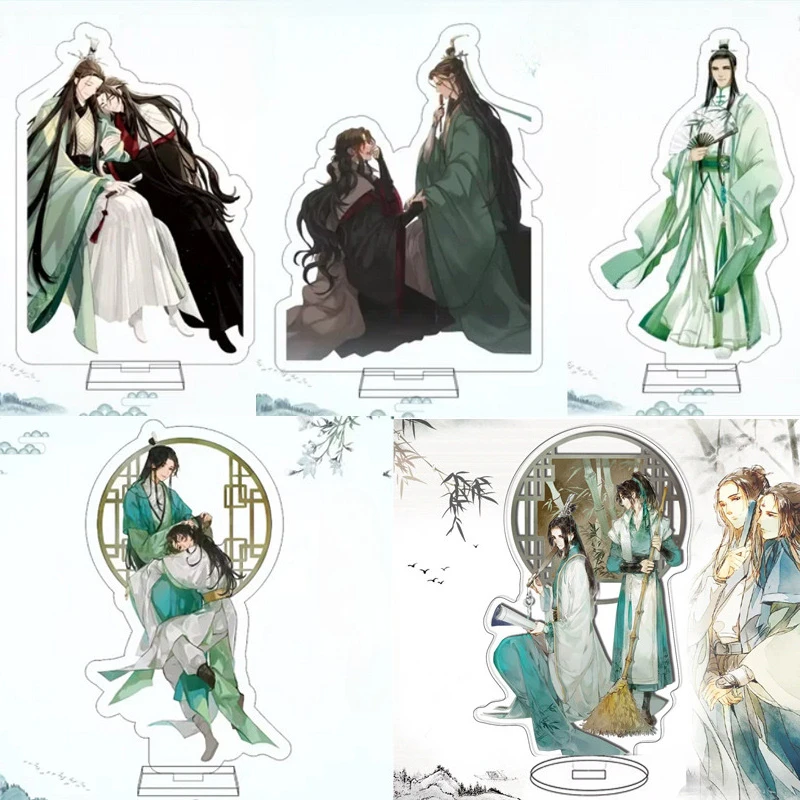 Exquisite Scum Villain Self Saving System Shen Qingqiu Luo Binghe Cosplay Figure Acrylic Stand Model Anime Desk Decor Plaque