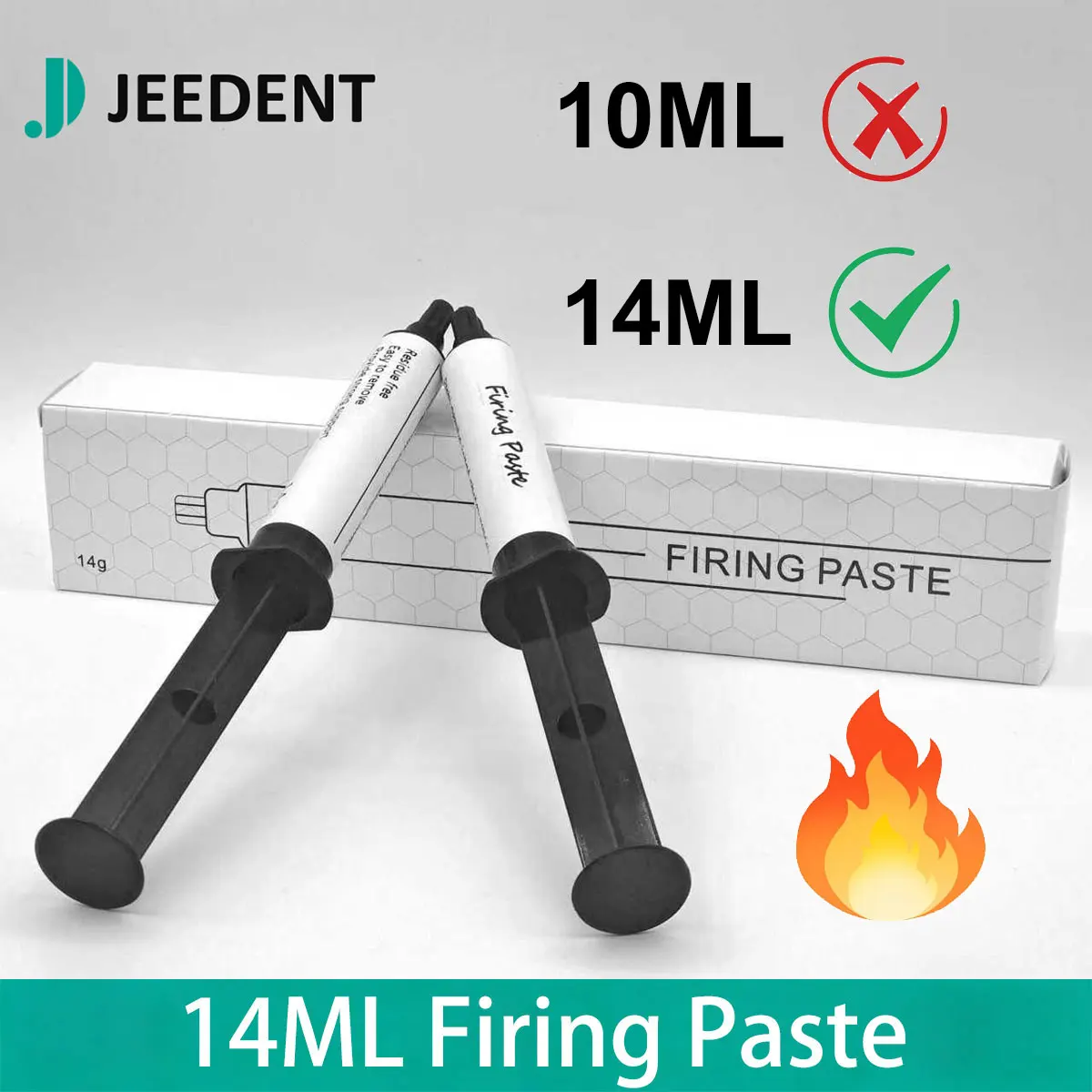 JEEDENT 14ml Dental Sintering Paste 1/3/5/10pcs - Firing Paste for Crown, Bridge & Veneer Lab Furnace Use