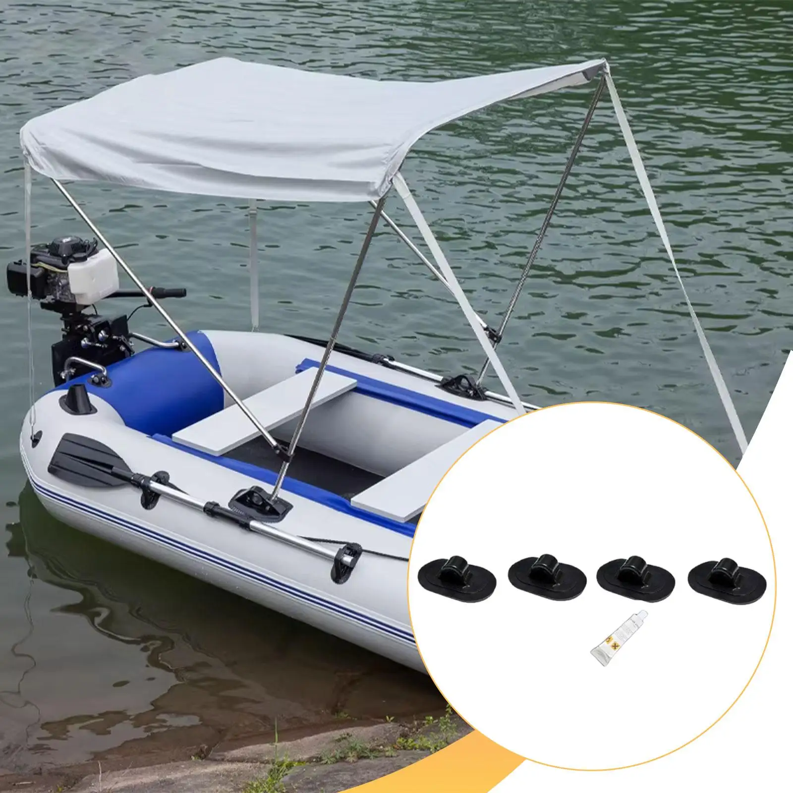 cadres-de-auvent-en-alliage-d'aluminium-pour-bateaux-protection-solaire-housse-impermeable-pour-kayak-gonflable-en-pvc