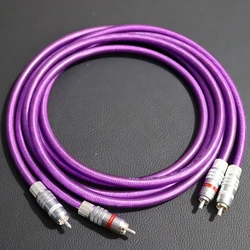 Van Den Hul IT65G RCA cable Coaxial line Silver Interconnects Cable For HiFi CD Playe Amplifier line With CMC hi-end RCA Plug