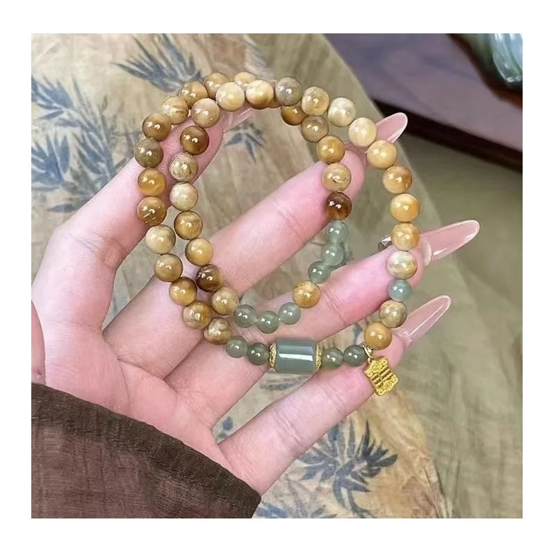 

[Taihu Lake] New Chinese Lotus Pod Antique Bracelet Women's Niche Light Luxury High-end Bracelet New Fringed Jewelry