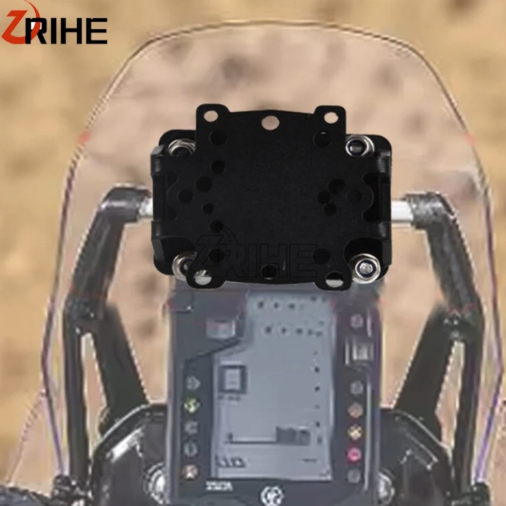 

For Yamaha Tenere 700 / Rally 2019 2020 - 2026 Motorcycle Navigation Bracket Mobile Phone GPS Plate Bracket Support Phone Holder