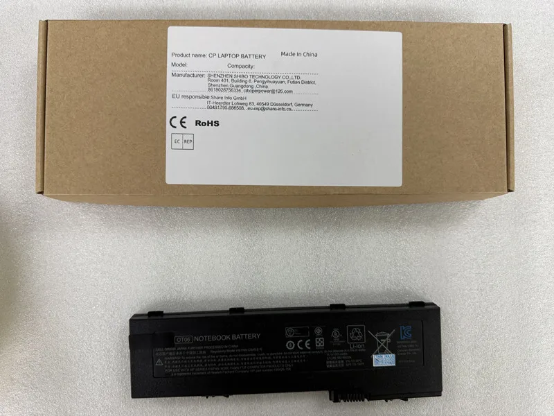 

HSTNN-IB3E HSTNN-W82C HSTNN-W89C 586596-141 593592-001 Аккумулятор для 2710 2730p 2740p 2760p