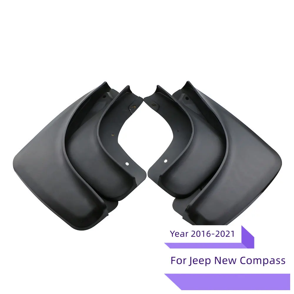 4x for Jeep Compass 2016 2017 2018 2019 2020 1.4T 2.4T MK2 MudGuards Splash Guards Front Rear Wheels Fender Flaps Car Styling