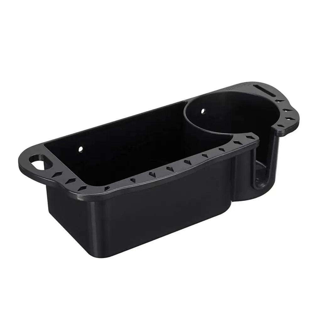 Universal Pontoon Marine Storage Box Fishing Black Cup Holder Cabin White Drink Box Organizer