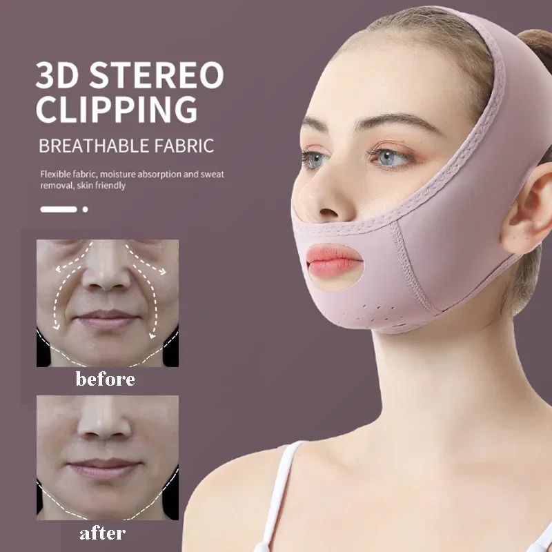 Double Chin Face Mask Facial Thin Face Mask Slimming Bandage Skin Care Belt Shape Lift Beauty Face Thining Slimmer for Men Women