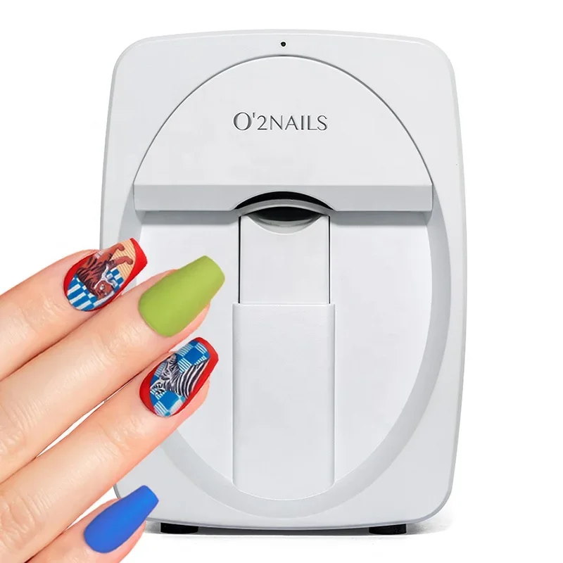 Smart nail printer O2NAILS portable nail art printing machine