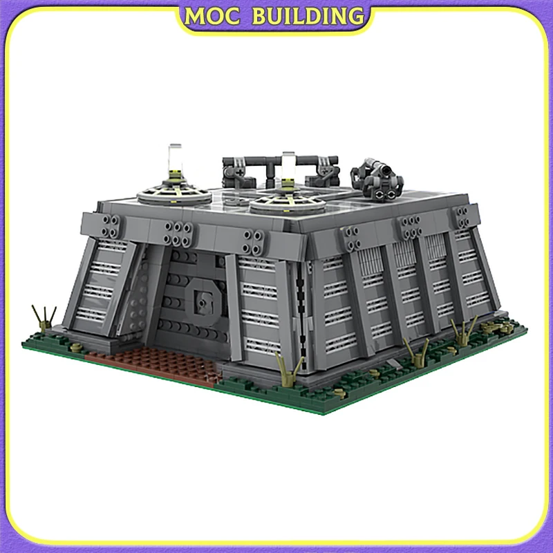 Star Movie Base Fortress Bunker on Endor MOC Building Block Assembly Model Bricks Toys Holiday Gifts