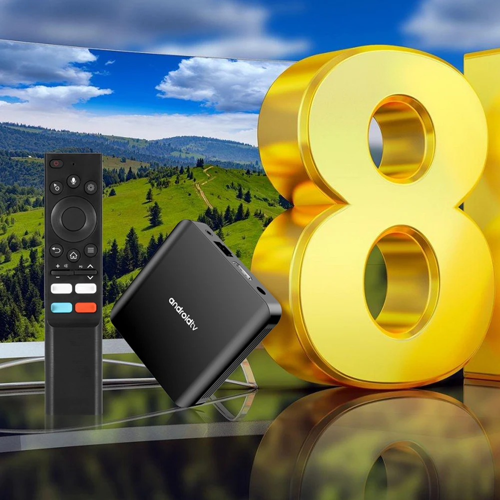 

ТВ-приставка TV98 ATV PLUS на Android 14.0, 1 ГБ/8 ГБ или 2 ГБ/16 ГБ, 4K HD медиаплеер, Allwinner H313 Quad Core, Android TV Box