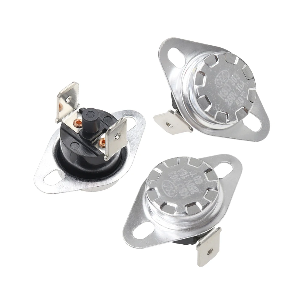 مفتاح التحكم اليدوي في درجة الحرارة KSD301/KSD303، المدى من 45 ° ج إلى 500 ° ج، 10 أمبير، 250 فولت. موزع المياه متحكم في درجة الحرارة #5