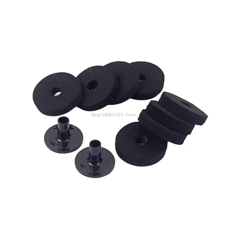  Drum Felt Bottom Covers Replacement Set For Vibration Dampening And Stability