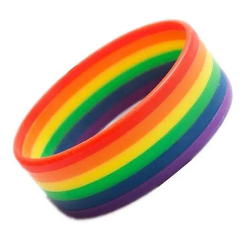 39BB Colorful Silicone Wrist Band Sports Casual Bangle Bracelets Motivational Suitable for Sports Concerts