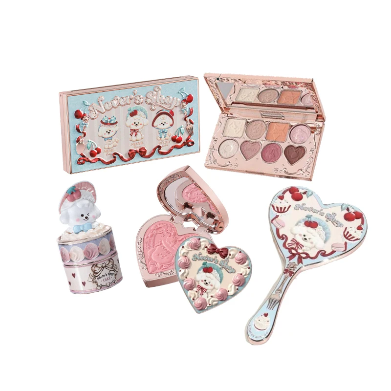 Flower Knows Never's Shop Collection All In Make Up Sets Cosmetics Full Set Lip Mud Blusher Eye Shadow Makeup Kit Professional