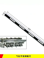 Manometro piatto cilindro, manometro, righello di misurazione, righello piatto blocco cilindri motore, strumento speciale per la manutenzione automobilistica