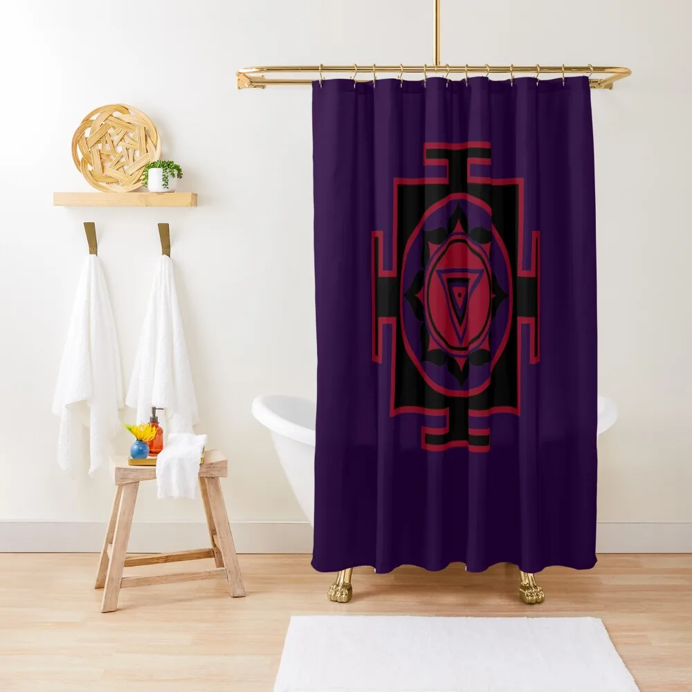 

Kaliyantra Indigo- the portal of Kalima the Dark Goddess of Creation and Destruction. Shower Curtain Bathtub Curtain