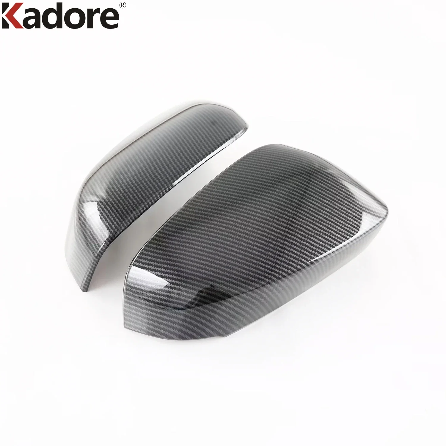 For Toyota Bz4x 2021 2022 2023 2024 Carbon Fiber Rearview Mirror Cover Trim Side Wing Mirrors Cap Frame Overlay Accessories