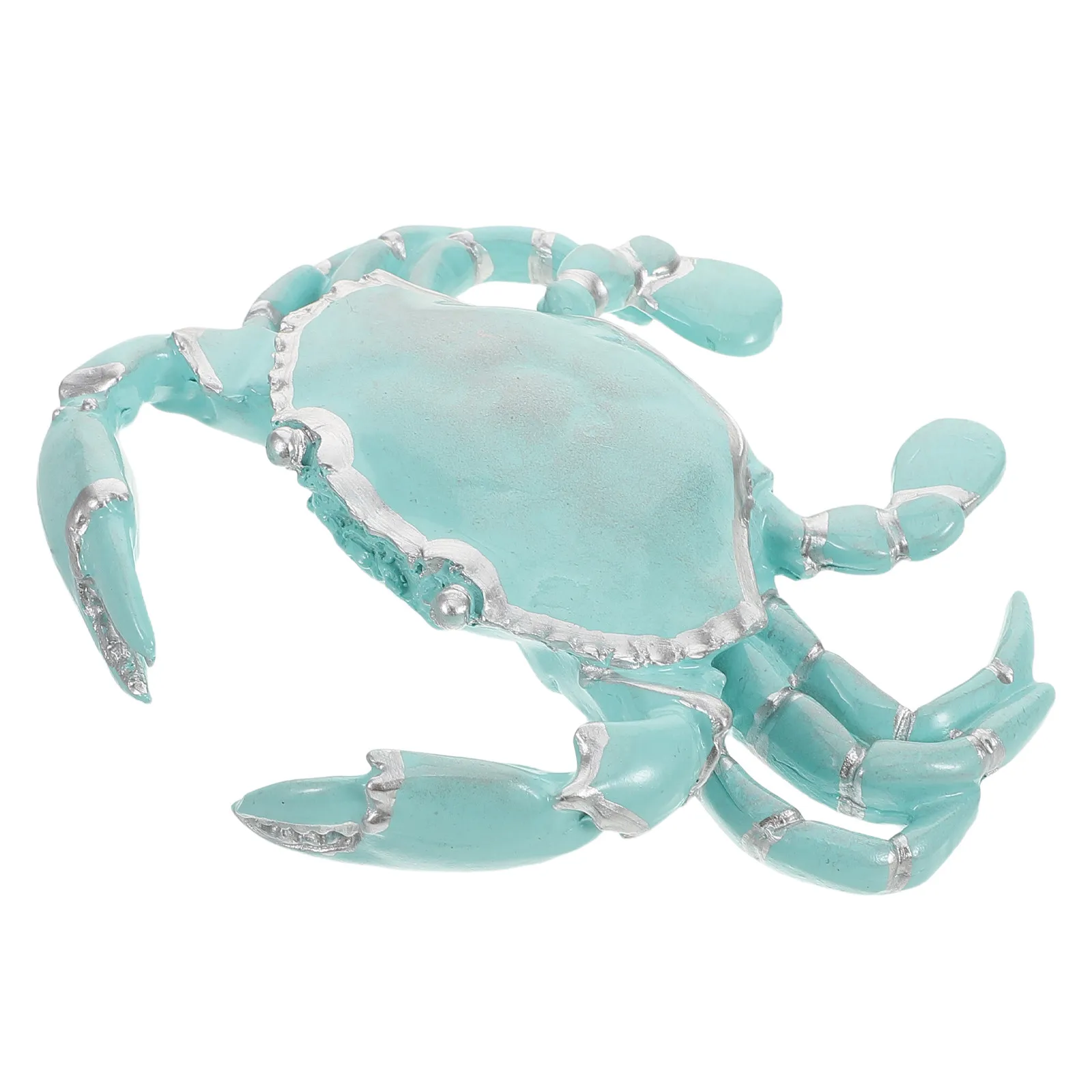 Premium Resin Crab Ocean Animals Figure Simulated Marine Animal Coastal Decor for Living Room Bedroom Office Desk Shelf Beach