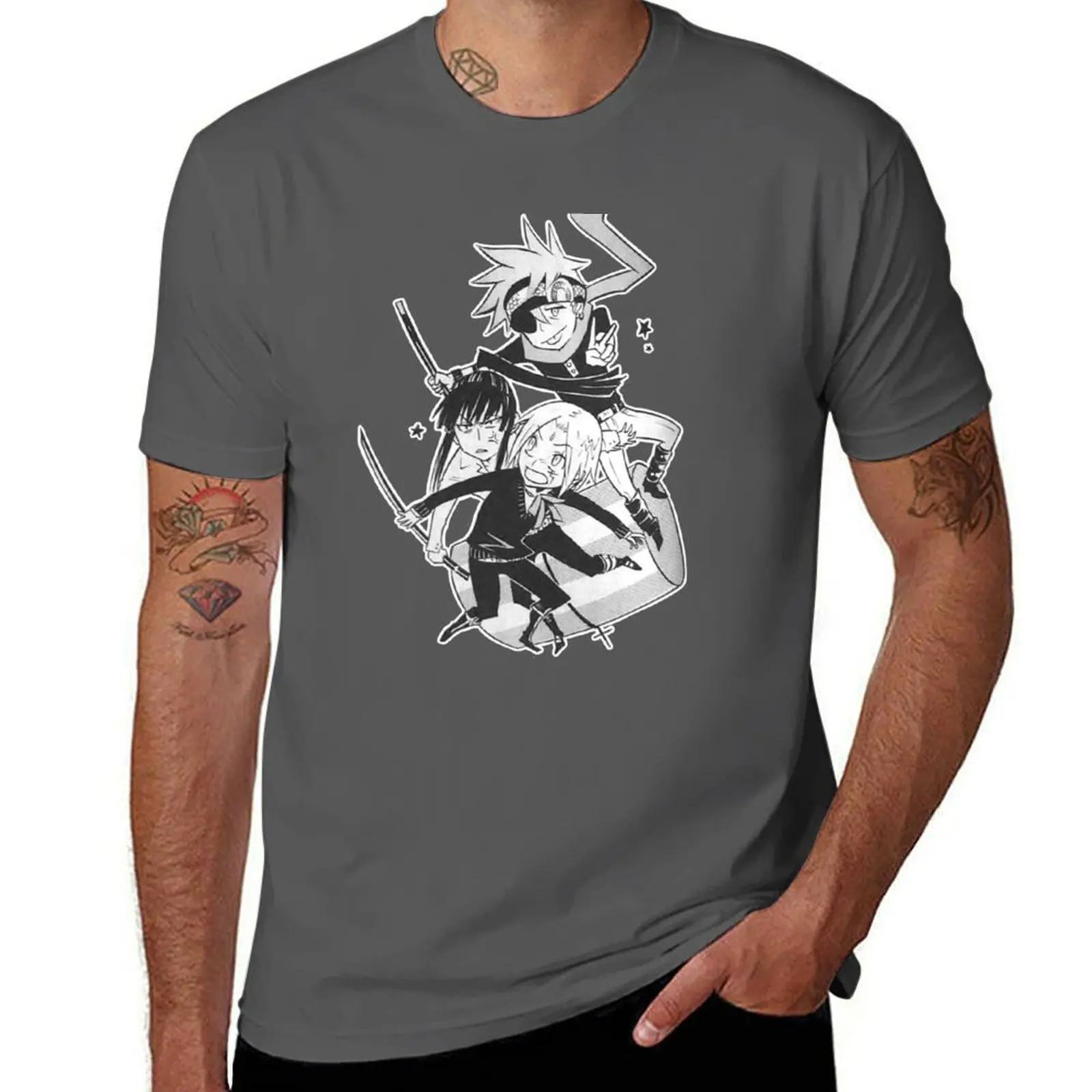 

Lavi, Kanda, & Allen T-Shirt man t shirt graphic t shirt men 100% cotton luxury brand T-Shirt