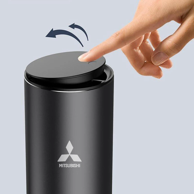 Автомобильный мусорный бак Baseus, мусорный бак из сплава для Mitsubishi Asx Lancer Outlander Pajero Ralliart, мусорная корзина, автомобильные аксессуары