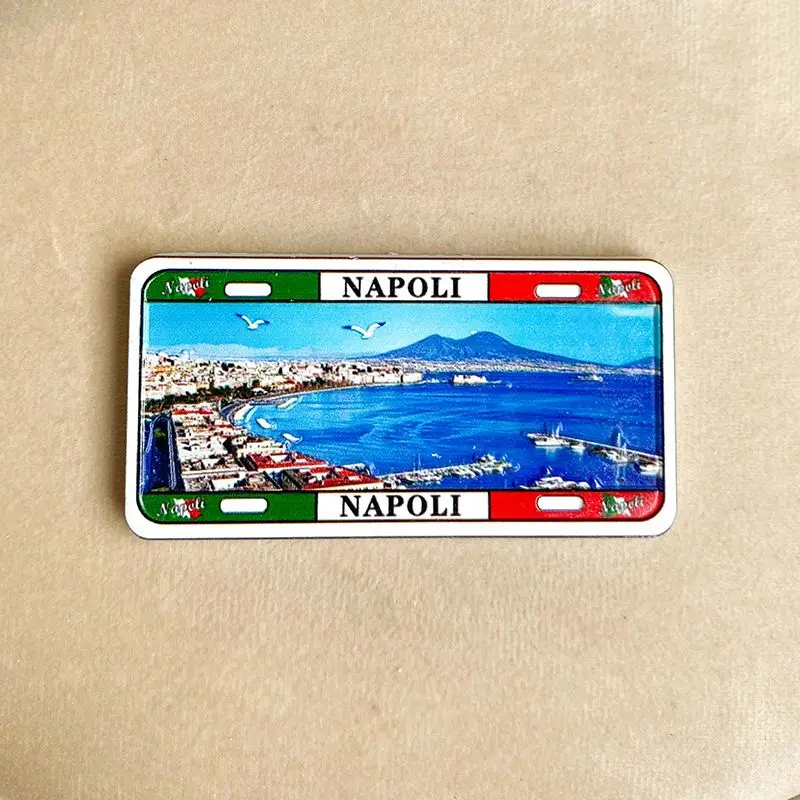 

Naples Refrigerator Magnet World Ports Creative Personalized Magnet Travel Souvenir Decoration
