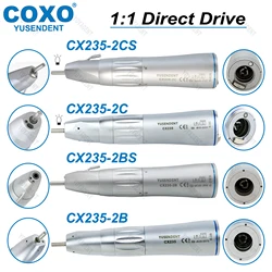 COXO Dental Fiber Optic Straight Nose Cone Handpiece Surgical Handpiece Inner/External Water Channel E Type Fit NSK KAVO
