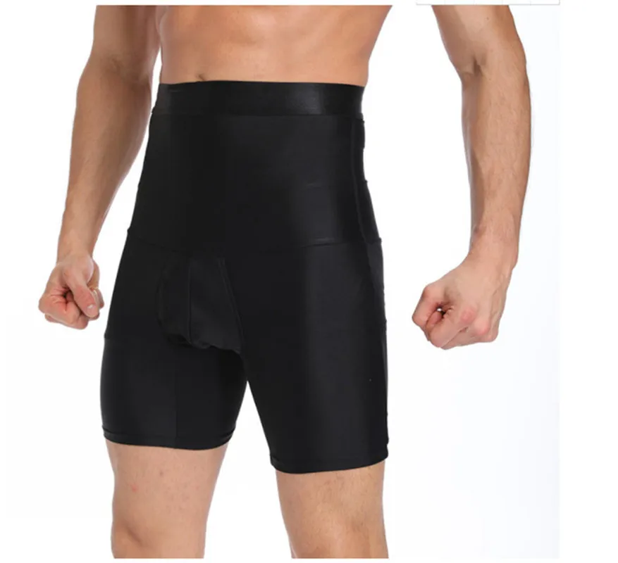 TUNIControl-Short amincissant taille haute pour homme, body shaper, culotte de marijuana, boxer, slip commandé, sous-vêtement