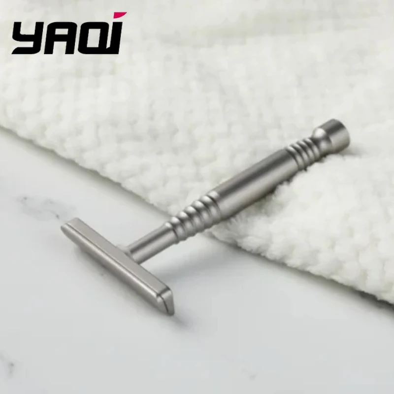 

YAQI Remus Matte Painting Color AC Blade Single-edged Mens Shaving Safety Razor,316 stainless Steel Adjustable Shaving Tool