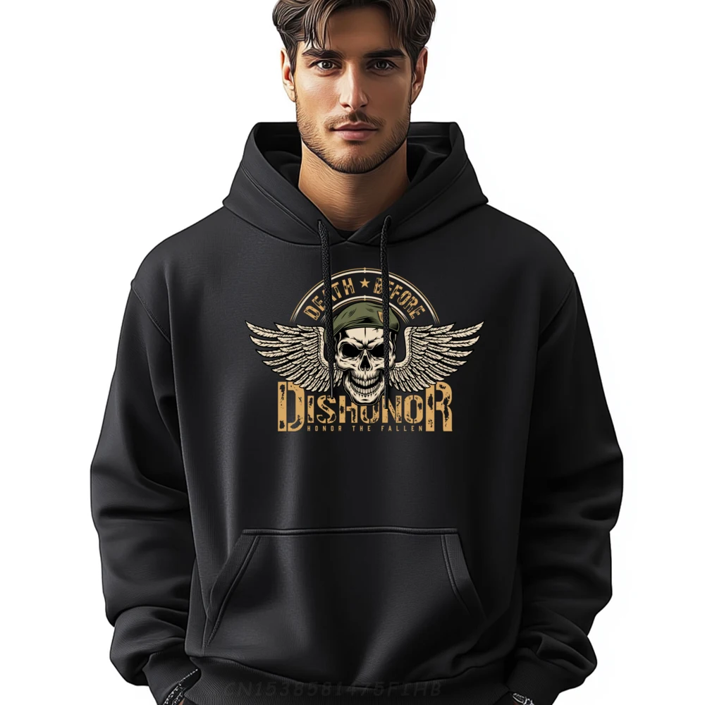 

Death Dishonor Green Beret Special Forces USAF Big And Tall Sweatshirts Student Limited Time Special Pullover Men Tshirts