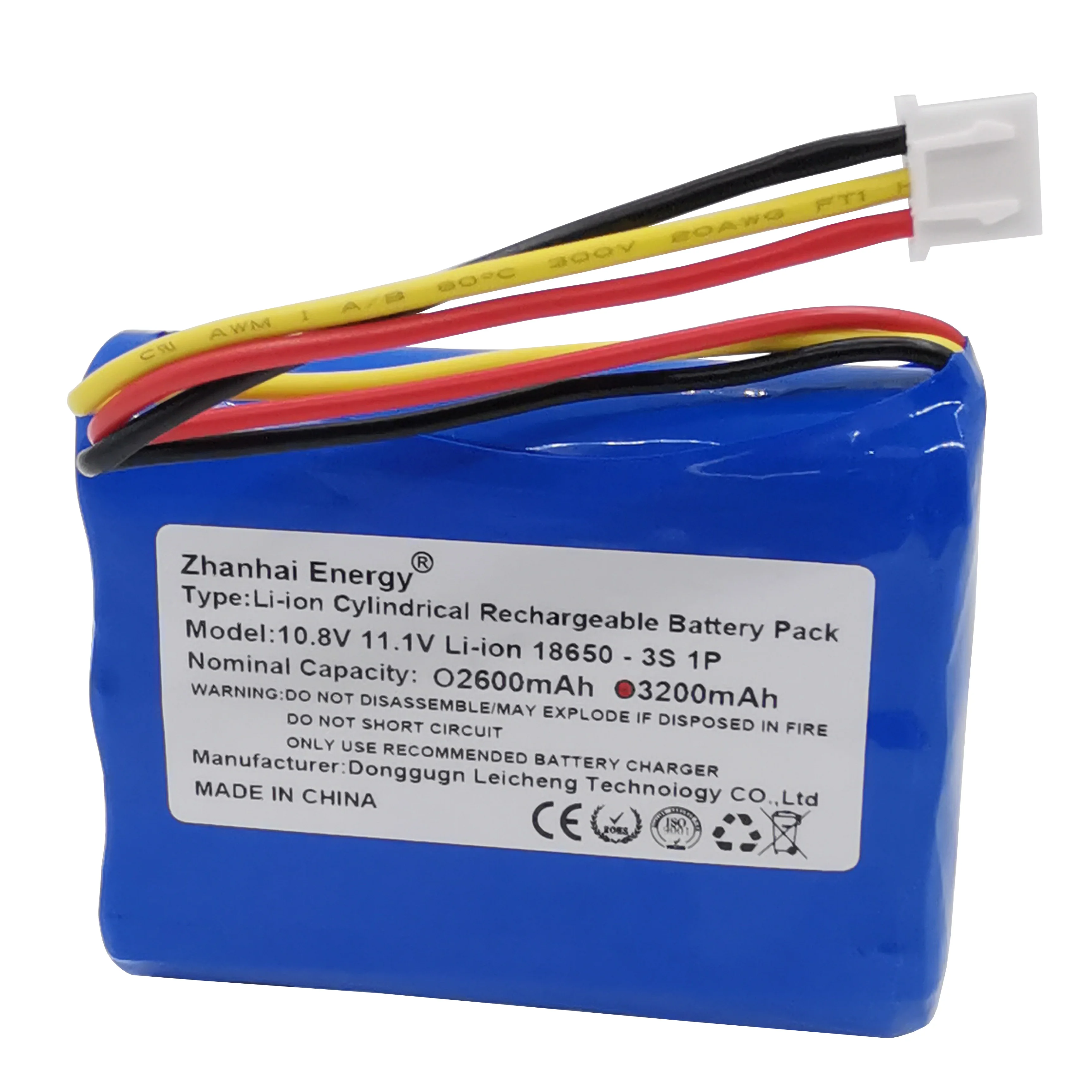 Paket baterai isi ulang Li-Ion 10.8V 11.1V 2600mAh 3200mAh untuk DOCKIN D Fine 50W baterai cadangan Speaker Bluetooth HiFi