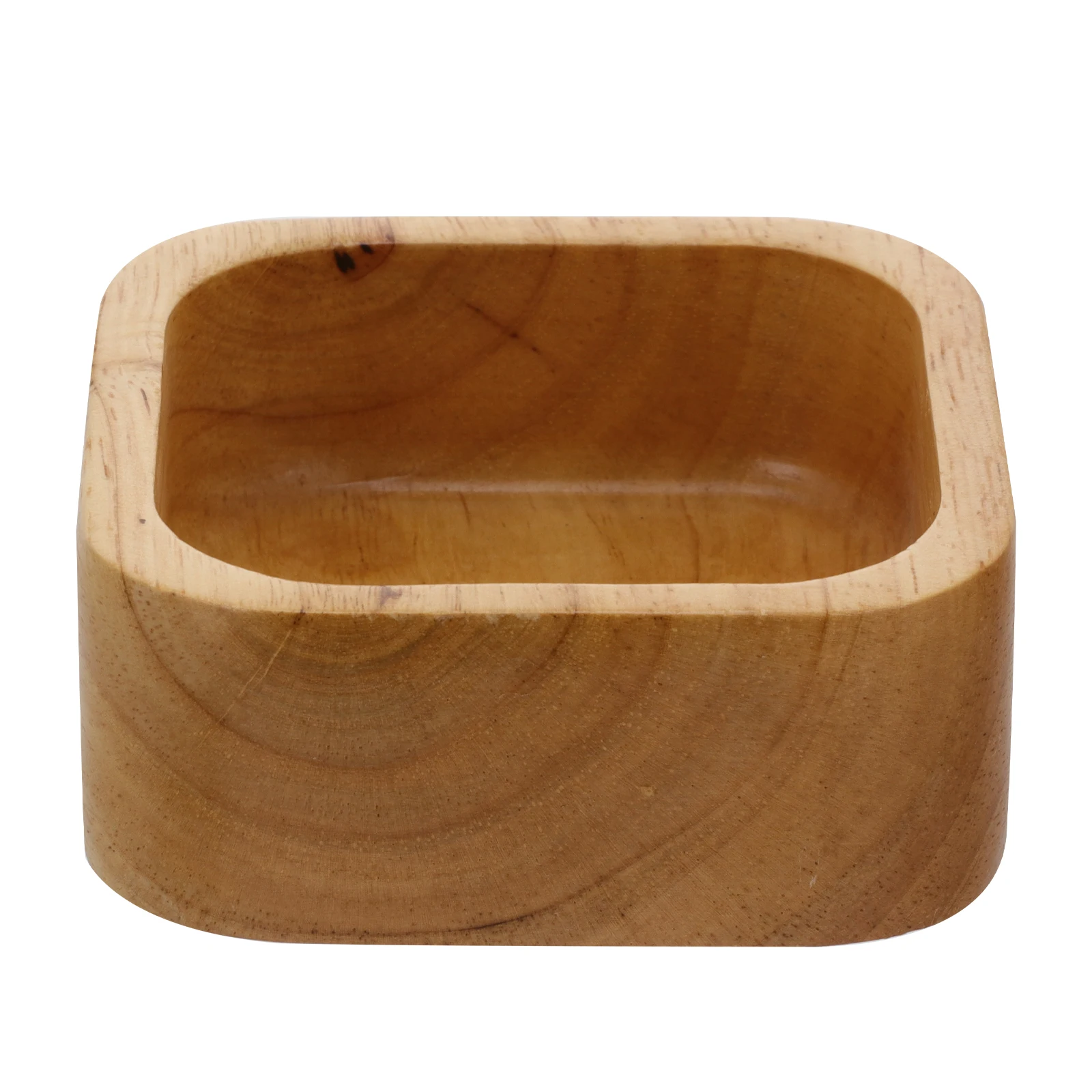

Wooden Snack Bowl Salad Rice Container Square Kitchen Fruit Serving Bowls Japanese Style Food Tableware Set Healthy