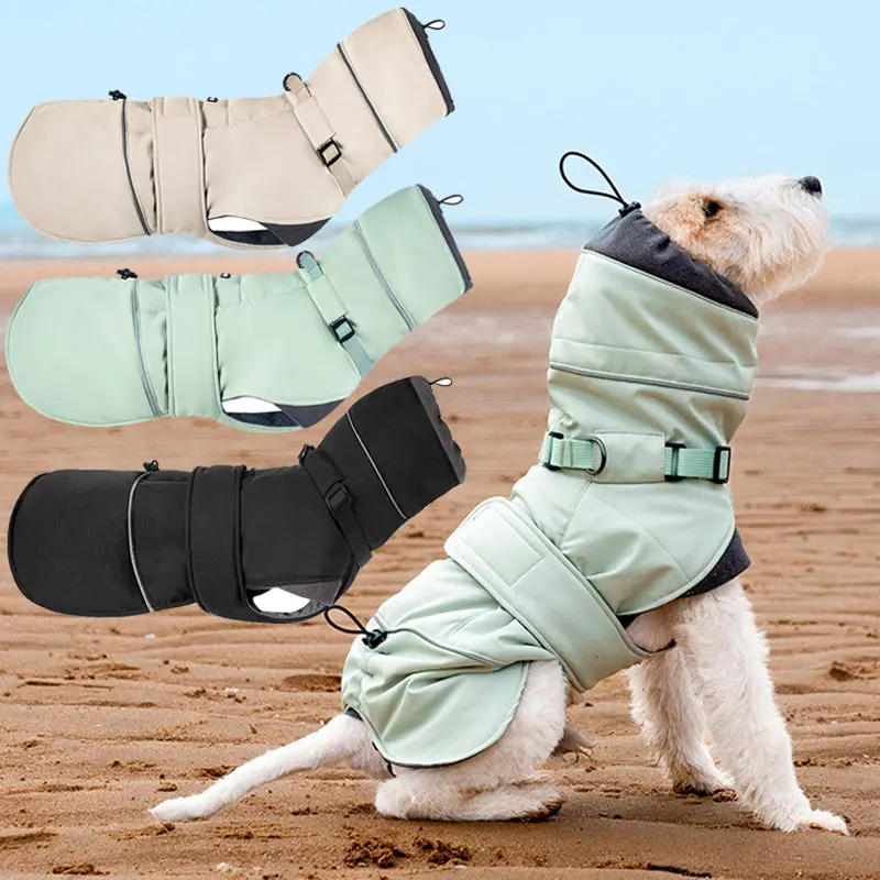 

Winter Warm Thickened Dog Jacket: Water Repellent, Reflective Adjustable Windproof for Outdoor