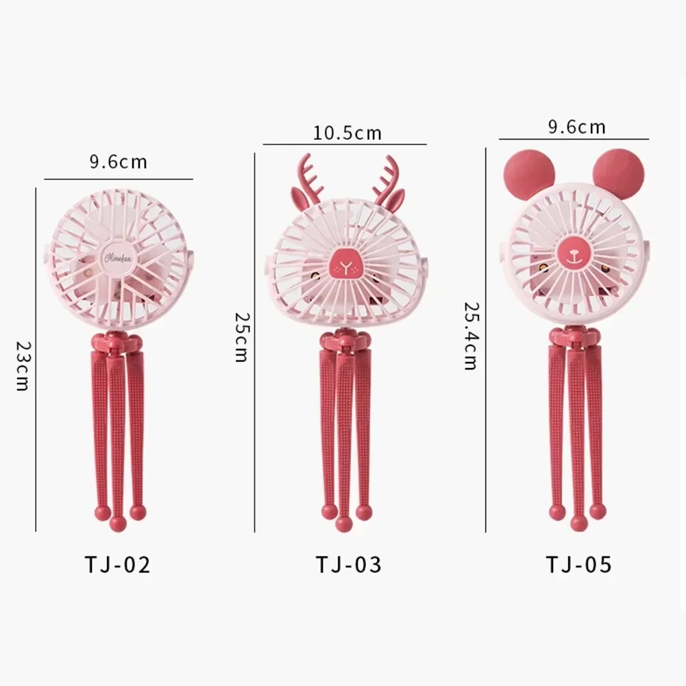 1 pièces nouvelle mode créative Usb poussette poulpe silencieux petit ventilateur Portable Variable bébé poussette trépied bureau pince ventilateurs