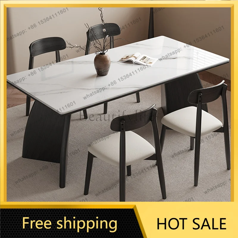 LJY Corner Extending Dining Table Center Modern Wood Marble Chairs Dining Table Kitchen Makeup Mesas De Comedor Kitchen Furnitur