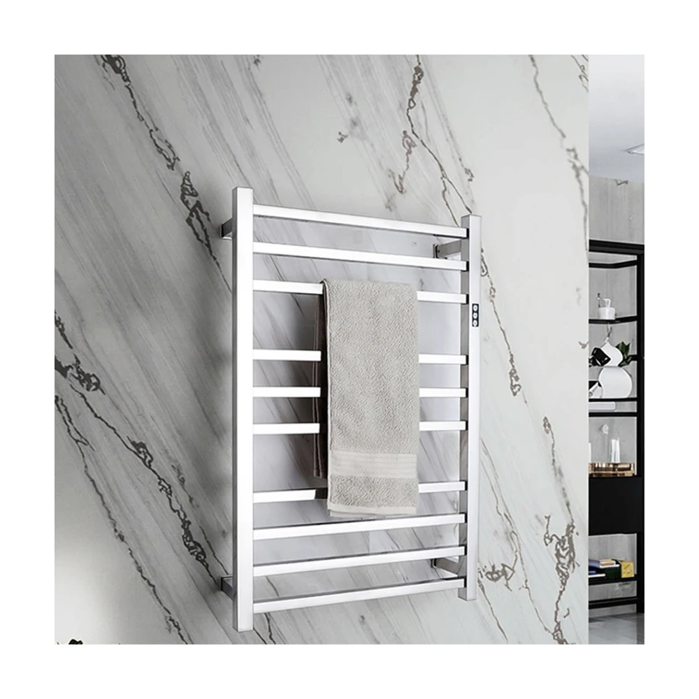 Heated Towel Warmer Single Stainless Steel Heater For Bathroom Use
