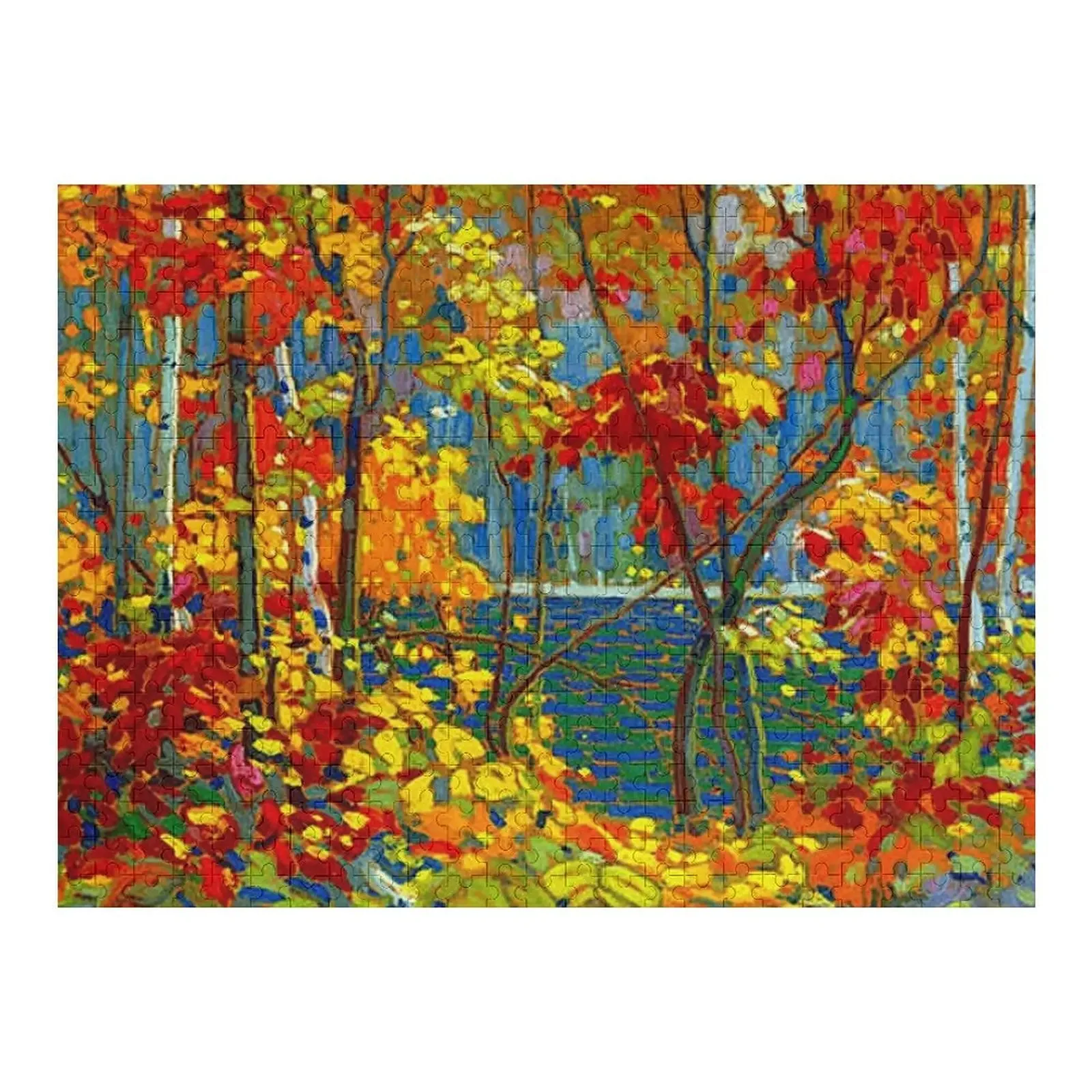 

THE POOL : Vintage 1919 Tom Thomson Algonquin Park Art Print Jigsaw Puzzle Wood Adults Custom Custom Jigsaw Puzzle