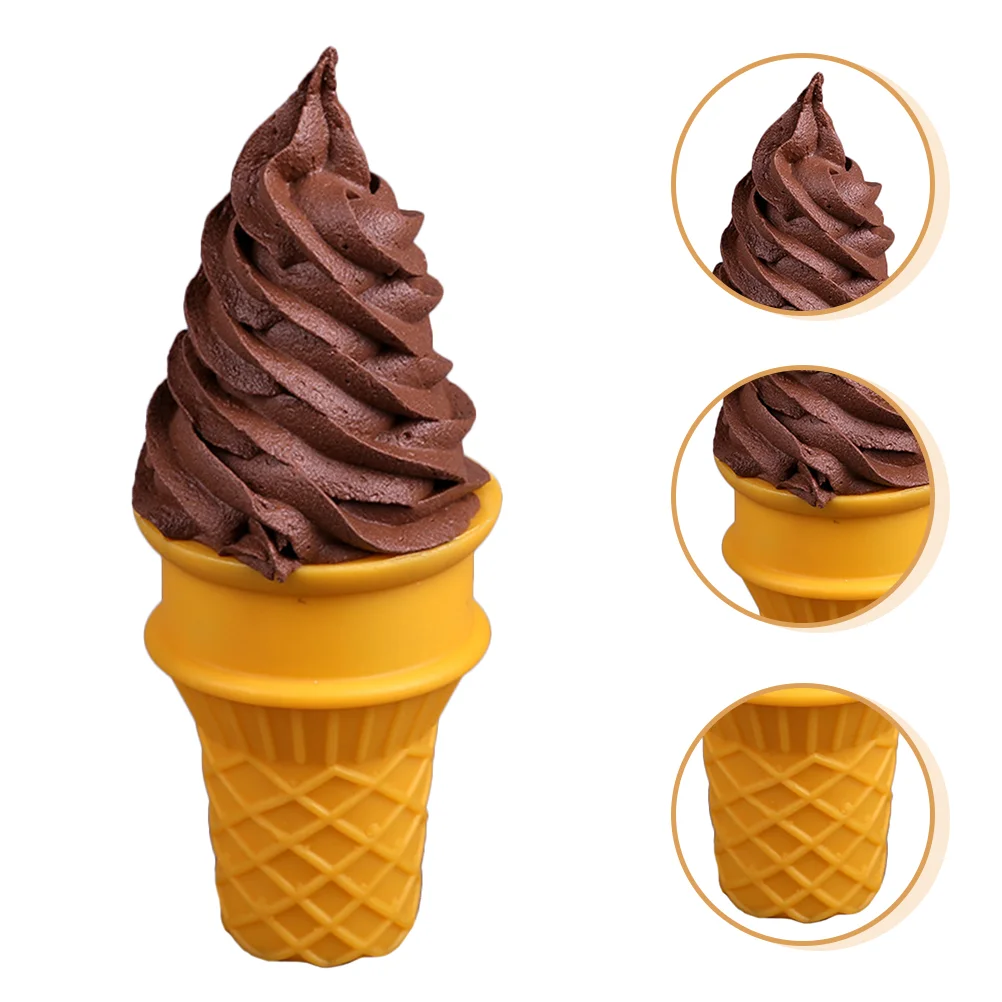 Simulation Ice Cream Toys Imitation Model Fake Kid Ice-cream Photo Prop False Pvc Artificial Child