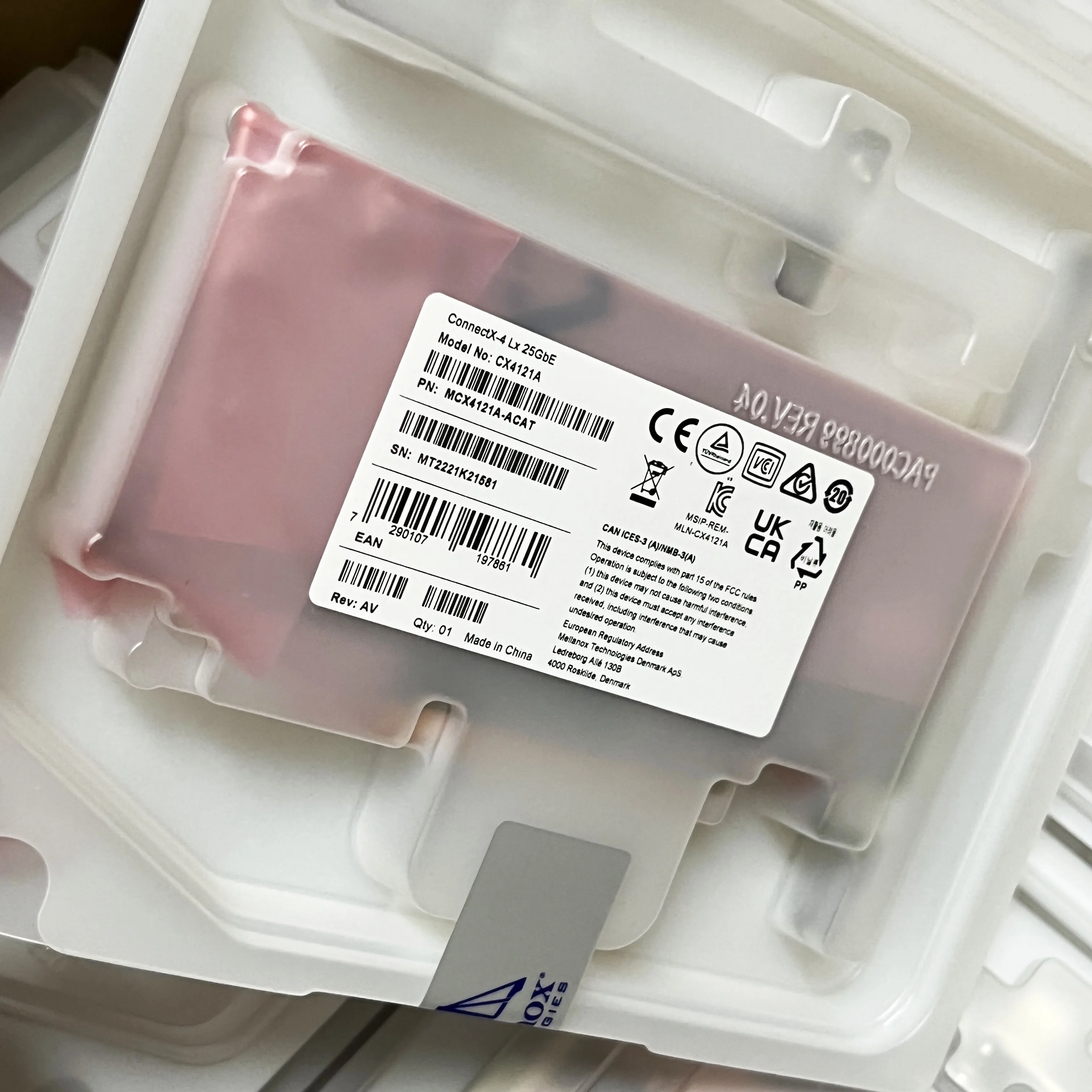 SEALED Mellanox MCX4121A-ACAT CX4121A ConnectX-4 25Gigabit NIC 25Gigabit Ethernet Card PCI-E 3.0