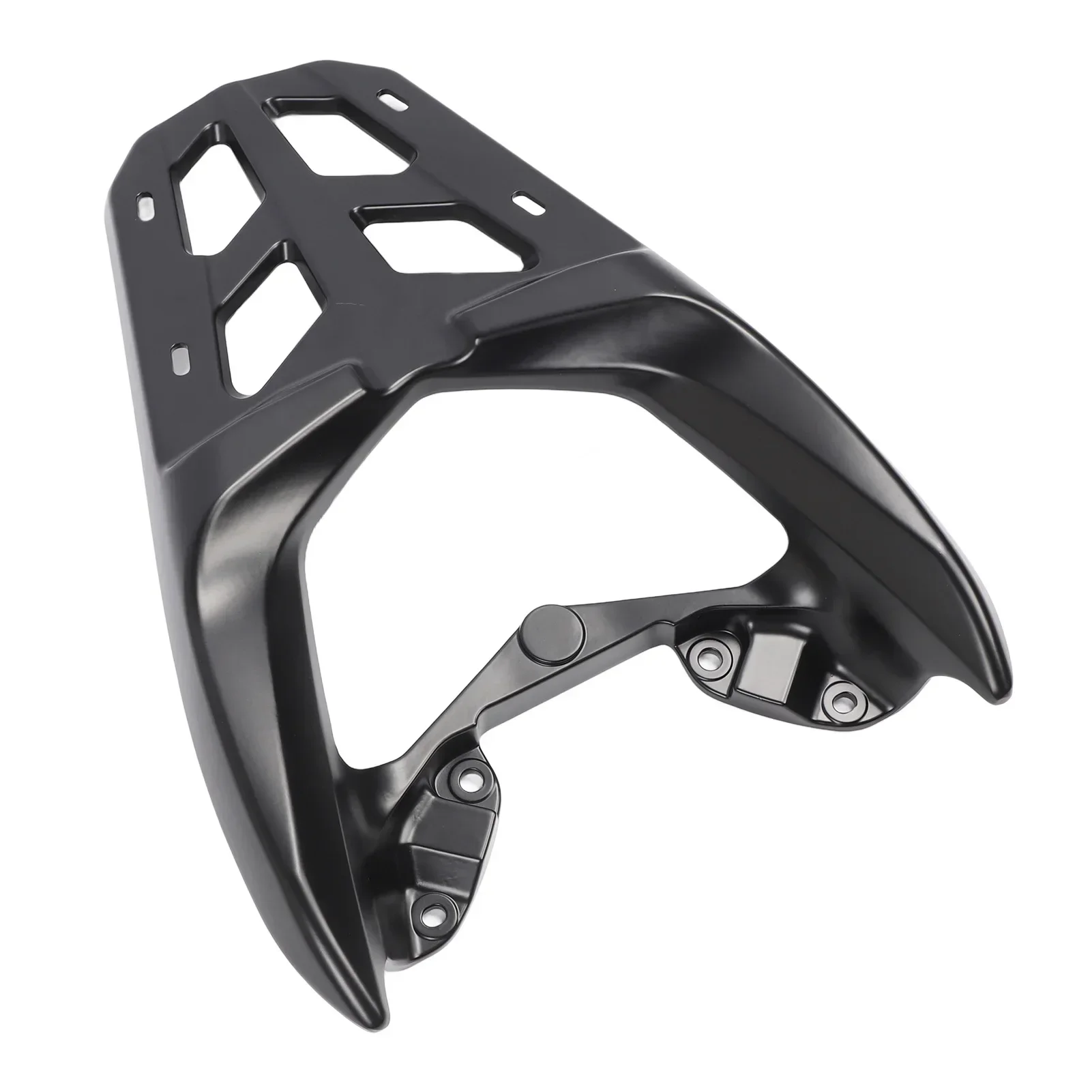 Braket Pembawa Bagasi Belakang Rak Bagasi Sepeda Motor Berongga Tahan Lama Paduan Aluminium Mudah Dirakit untuk Nmax155 Nmax125