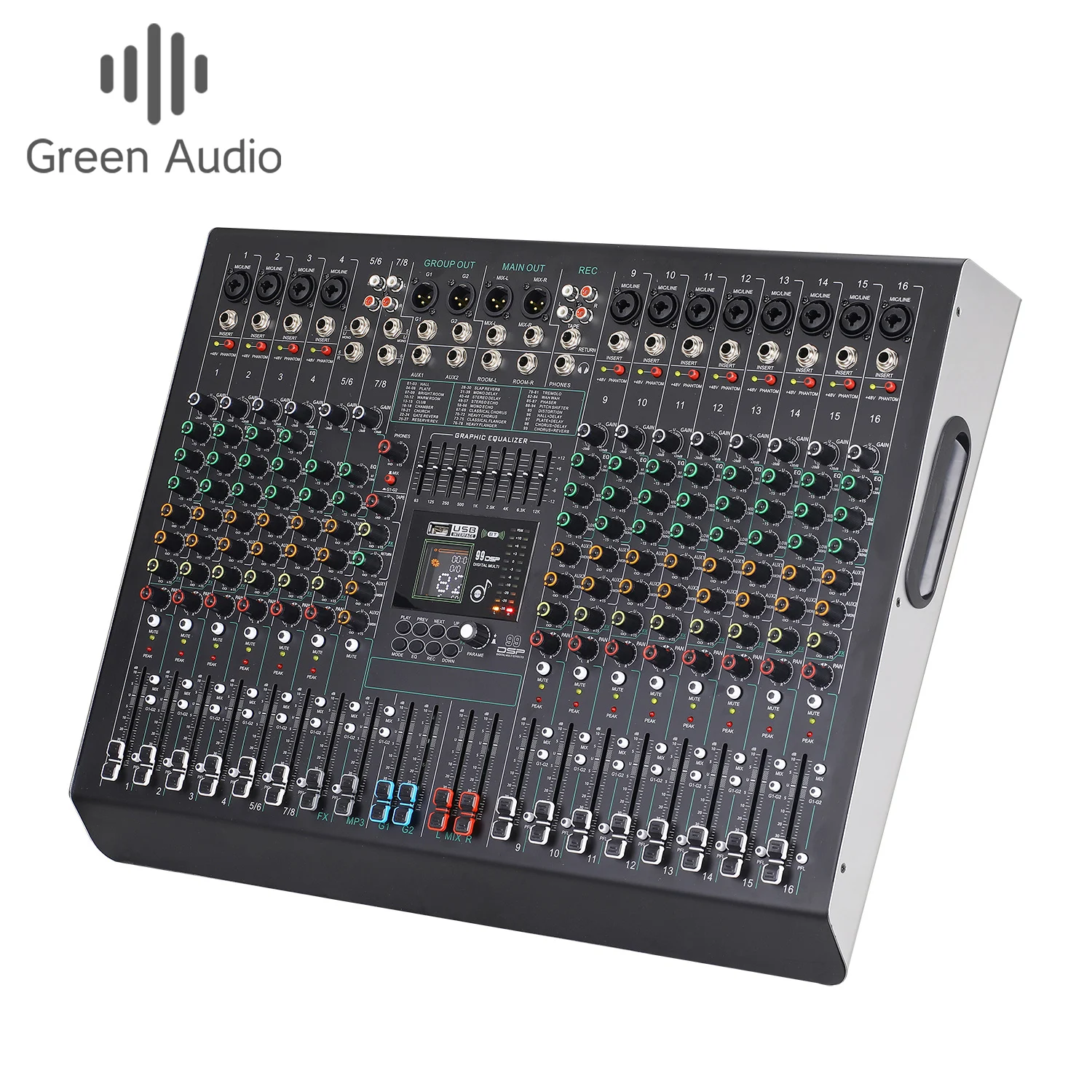 GAX-FC16 Professional Audio Mixing Console for Recording Factory Wholesale for Audio Video & Lighting Professionals