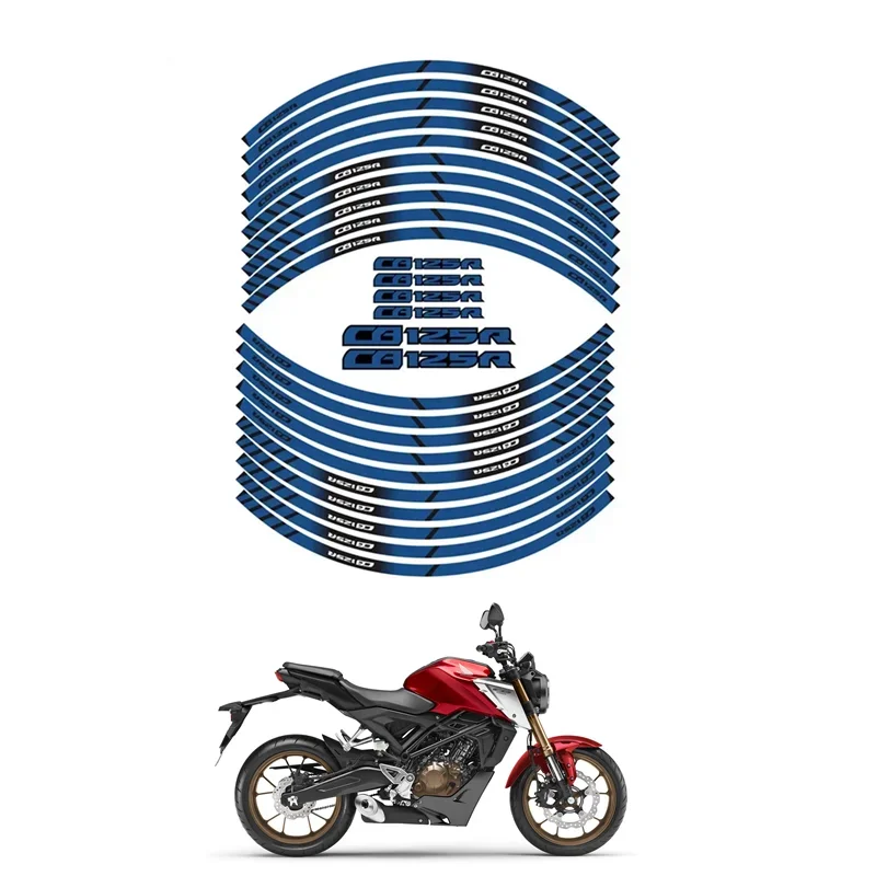 FOR HONDA CB125R Motorcycle Parts Contour Wheel Decoration Decal Sticker - B