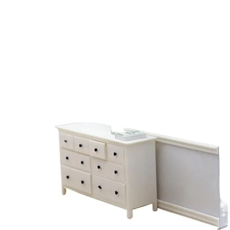 

Pair of 1:12 Dollhouse Miniature Skirting Line for Bath/Living Room Toy Accessories