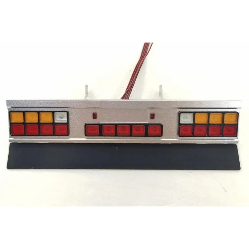LED Simulatie Metalen Achterlicht Container Lamp voor 1/14 Tamiya RC Truck Auto Voor scania 770S Voor volvo FH16 Voor man - afbeelding 1