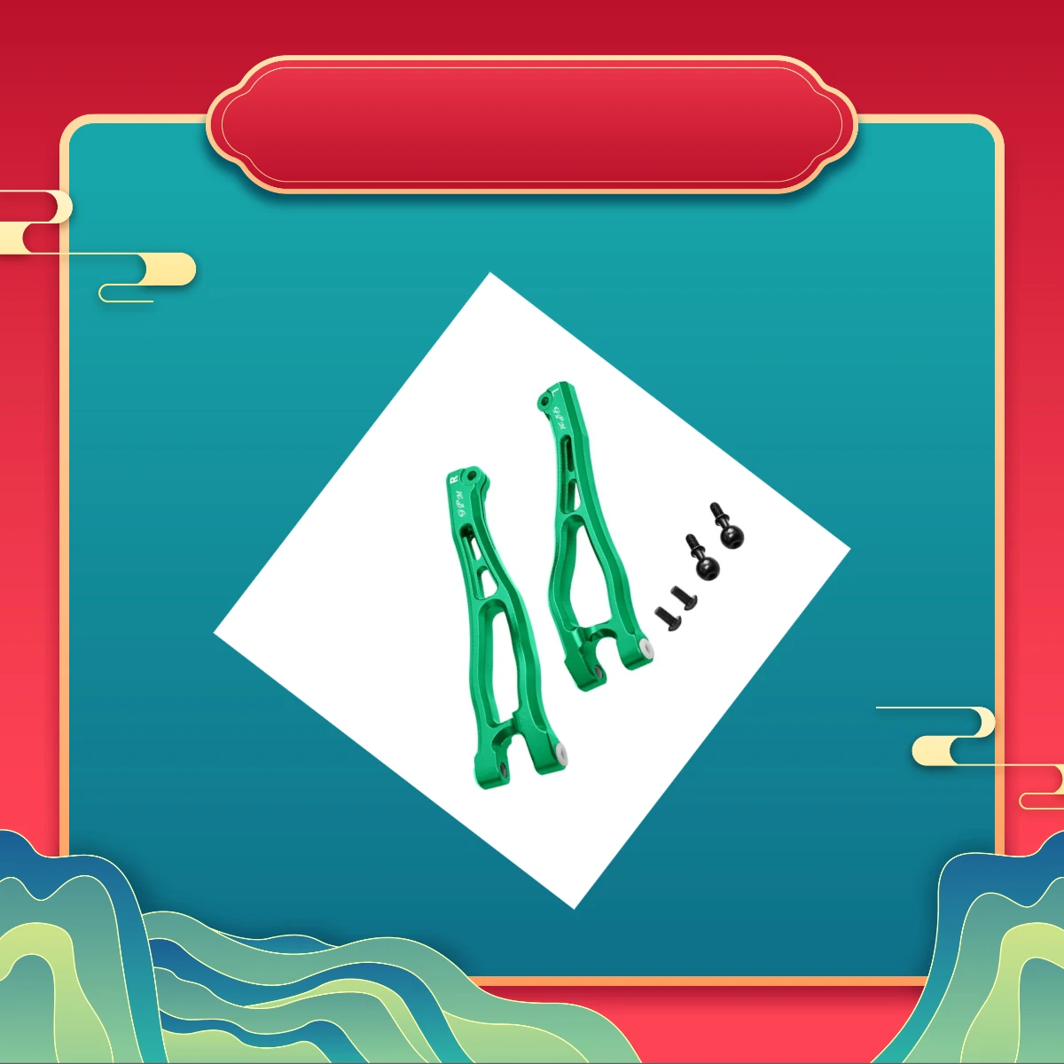 

Передние верхние рычаги из сплава с ЧПУ GPM для ARRMA 1/7 Fireteam 1/8 Kraton Notorious V6 ARA8611V6