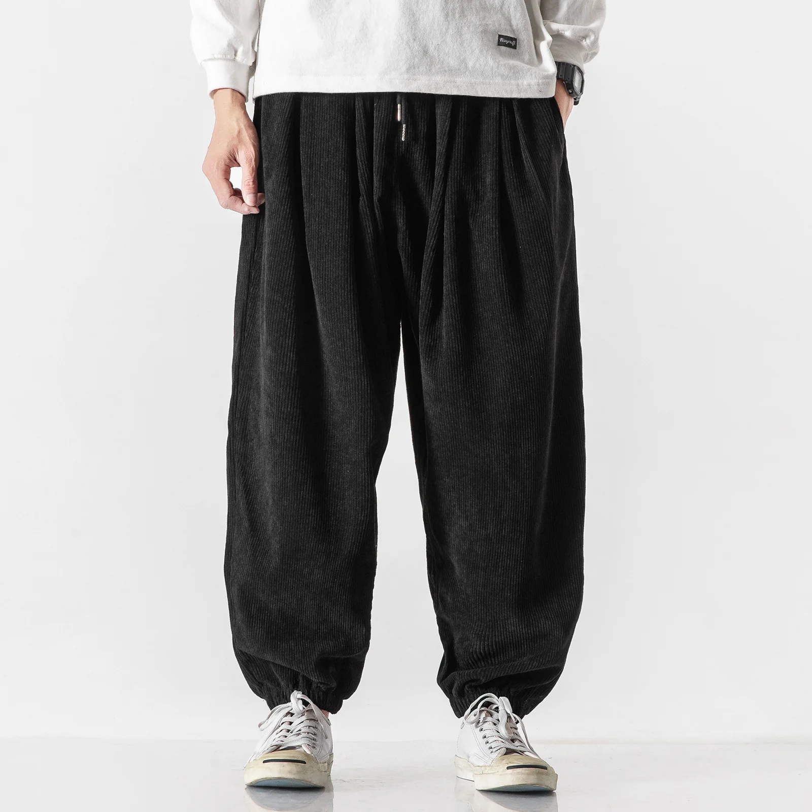 

Spring Loose Harem Pants Men Chinese High Quality Casual Brand Oversize Trousers Male