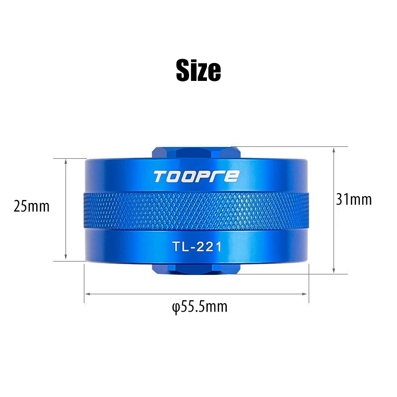 TOOPRE 5-in-1 Bike  BB Bottom Bracket Bearing Removal Tool Sleeve BB44 BB39 BB40.5 BB46 BB48.5 BB49.3